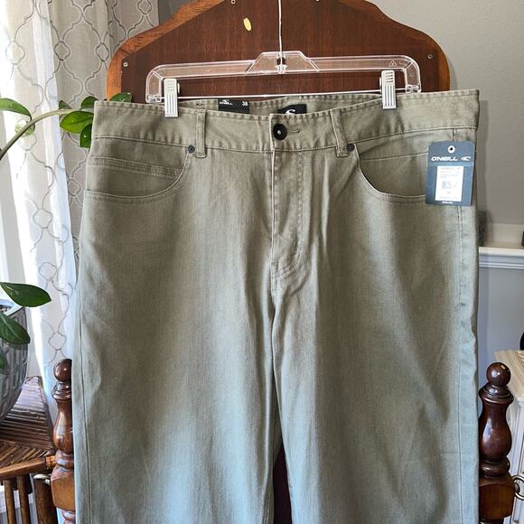 NWT O'neill Townes Modern Stretch Denim Pants size 38 Gray color jeans - Picture 3 of 9